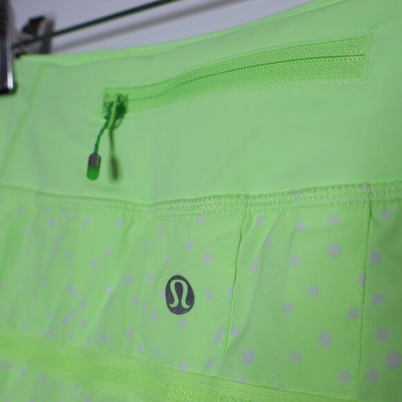 LULULEMON Pace Setter Skirt Petit Dot Faded Zap Tennis Stretch Active Women's 2 - Picture 7 of 9